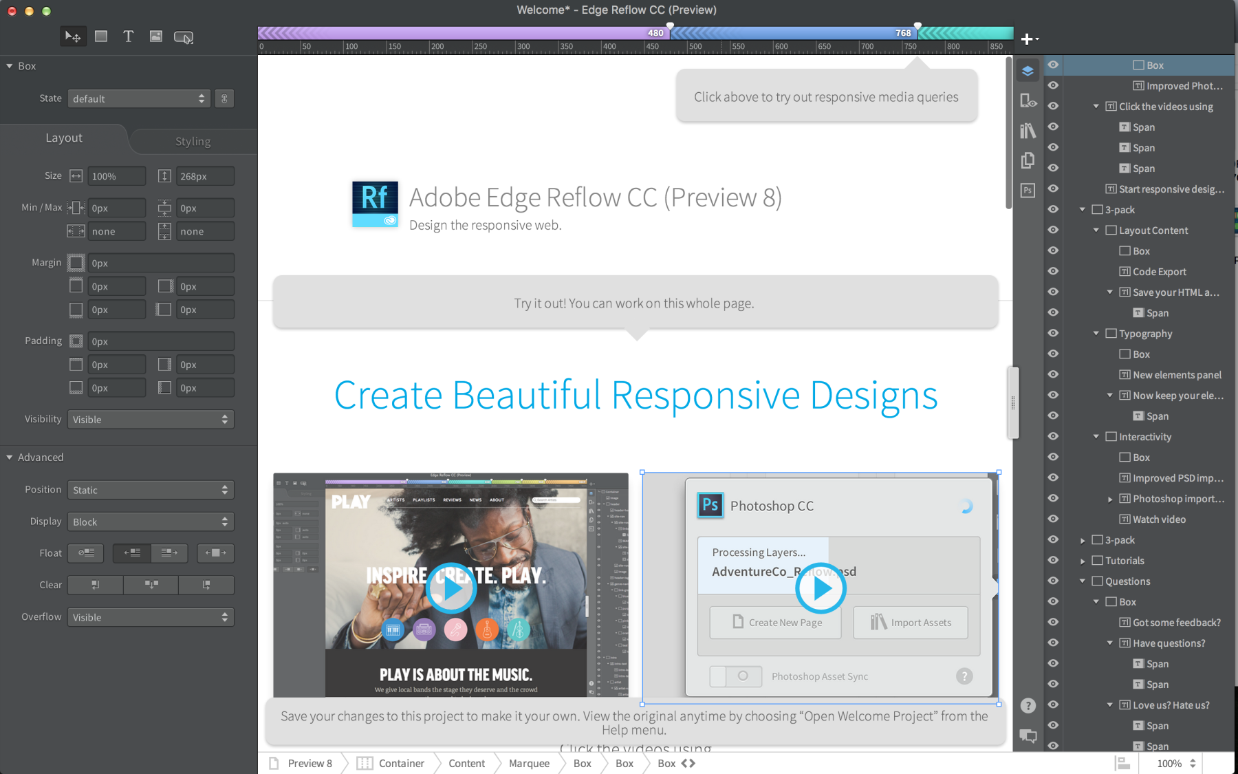 Looking forward to trying out Adobe Edge Reflow in 2016