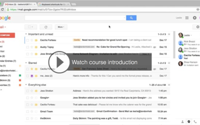 The latest from Lynda.com – Learn how to use Gmail!