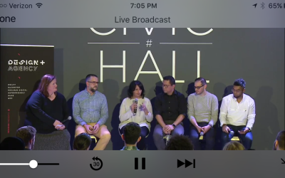 Design + Agency live, great discussion, not enough microphones 