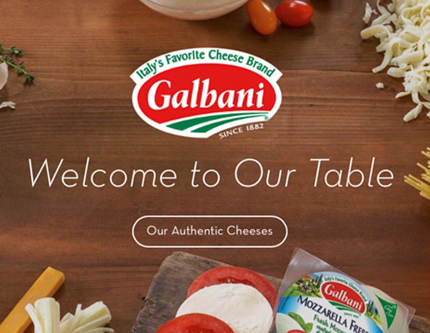 Galbani Cheese Website